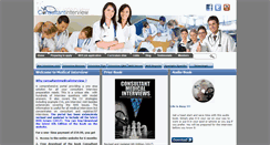 Desktop Screenshot of consultantmedicalinterview.com